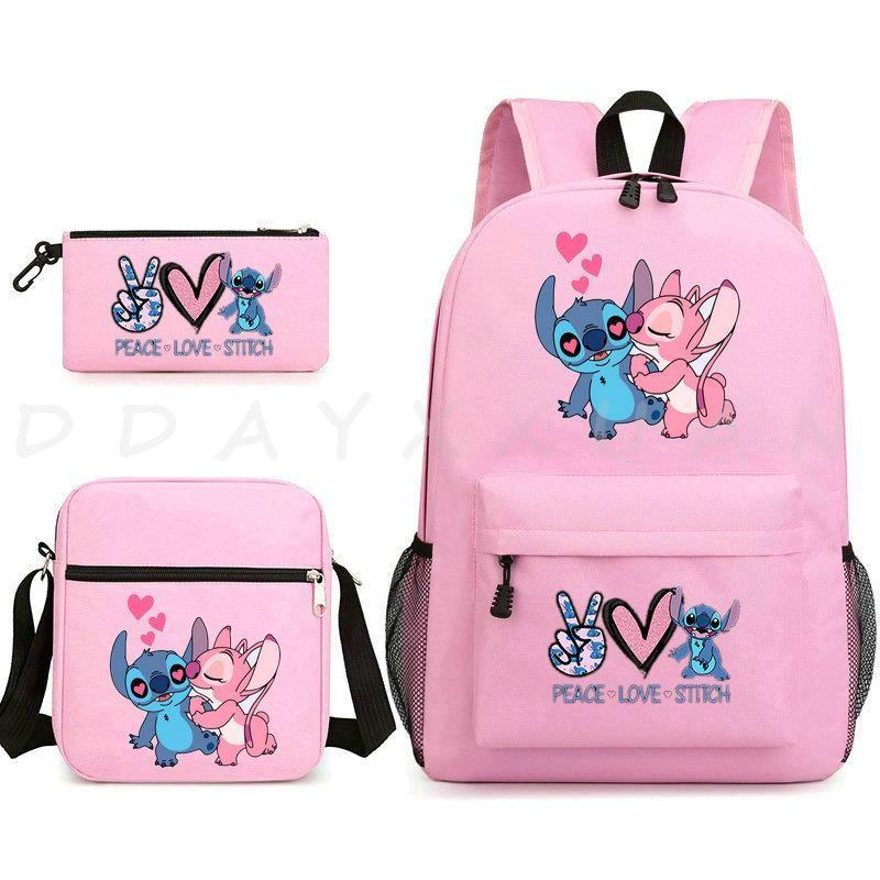 Sac  Dos Can O And Stitch Pour Enfants Sac D'cole Harajuku... - 3