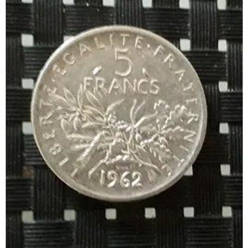 Pièce De Monnaie 5 Francs 1962