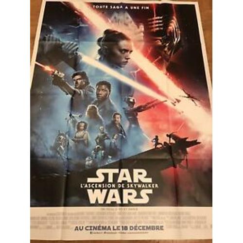 Affiche Originale Du Film : Satr Wars L'ascension De Skywalker