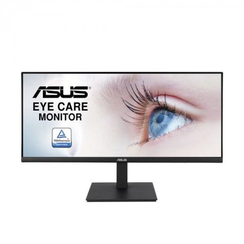 ASUS VP349CGL - Écran LED - 34" - 3440 x 1440 UWQHD @ 100 Hz - IPS - 300 cd/m² - 1000:1 - HDR10 - 1 ms - HDMI, DisplayPort, USB-C - haut-parleurs
