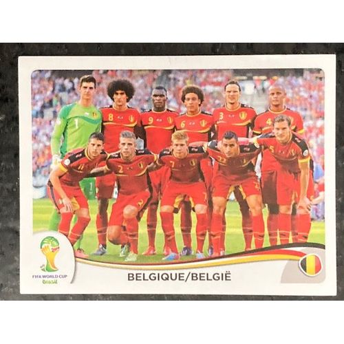 Image Panini - Fifa World Cup 2014 - N°565 Equipe Belgique