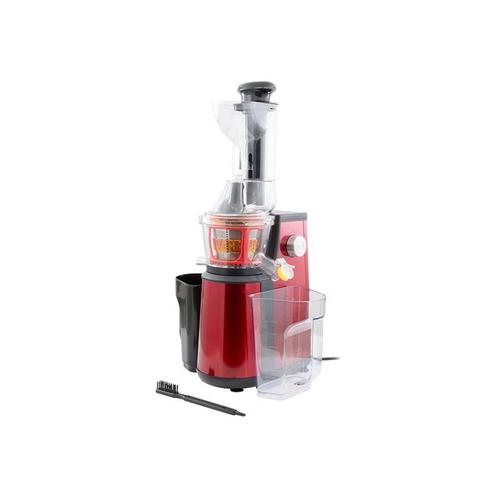 KitchenCook SLOWJUICER - Centrifugeuse - 1 litre - 400 Watt - rouge