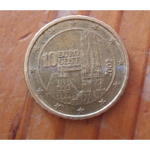 Piece De 10 Centimes Autriche Cathédrale Saint Etienne 2002