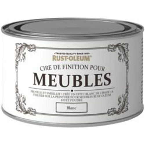 Cire de finition pour meubles Rust-Oleum blanc 400ml
