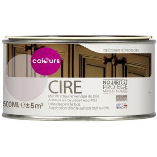 Cire pate ch?ne fonc? 500 gr