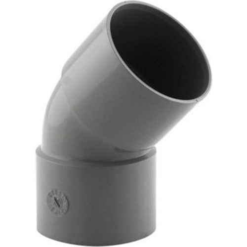 Coude pvc femelle femelle Interplast gris 45? - 40 mm