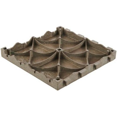 Dalle de terrasse composite marron Blooma Angara 40 x 40 cm