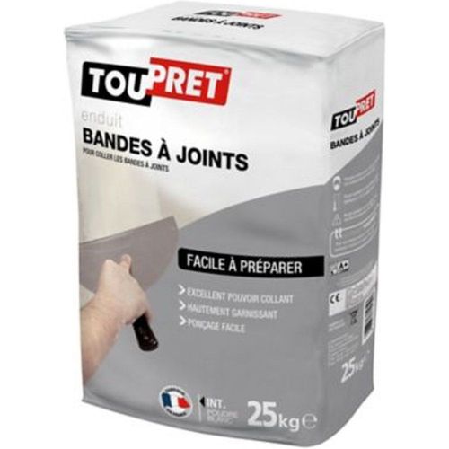 Enduit bande ? joint en poudre Toupret 25kg