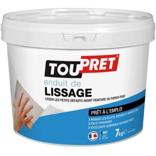 Enduit de lissage pr?t ? l'emploi Toupret 7kg