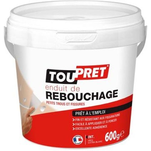 Enduit de rebouchage pr?t ? l'emploi Toupret 600g