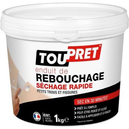Enduit de rebouchage rapide pr?t ? l'emploi Toupret 1l