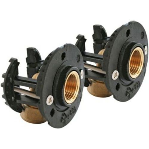 Fixation pour robinetterie Bain Douche pour PER - 12 raccord ? compression sortie femelle 15/21 (1/2")