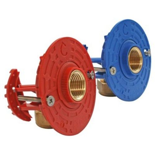 Fixation pour robinetterie Bain Douche pour tube Multicouche - 16 raccord ? compression sortie femelle 15/21 (1/2")
