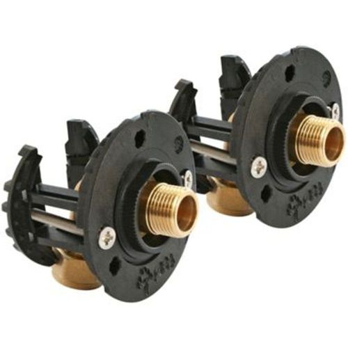 Fixation pour robinetterie Lavabo pour PER - 12 raccord ? compression sortie m?le 12/17 (3/8")