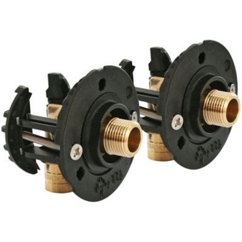 Fixation pour robinetterie Lavabo pour PER - 12 raccord ? glissement sortie m?le 12/17 (3/8")