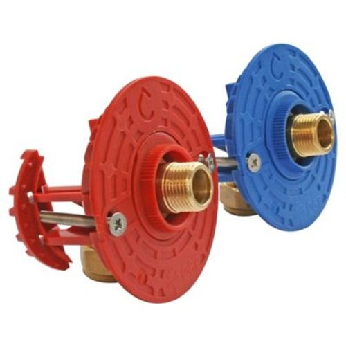 Fixation pour robinetterie Lavabo pour tube Multicouche - 16 raccord ? compression sortie m?le 12/17 (3/8")