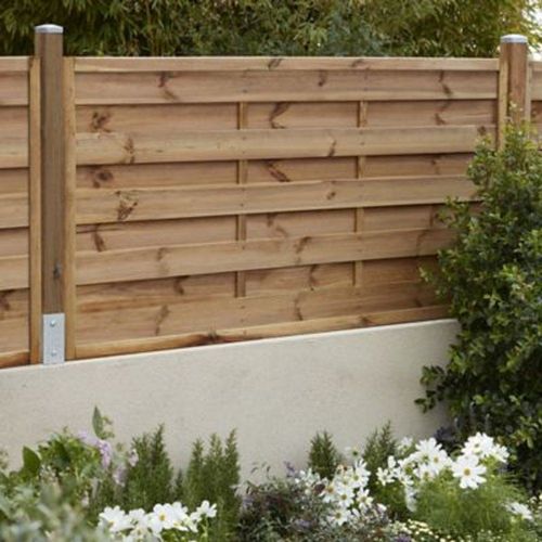 Panneau Droit Bois Blooma Arve Marron 30?Mm 180 X H.90 Cm
