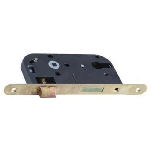 Serrure ? encastrer avec cylindre Bricard bout rond noir axe 45 mm