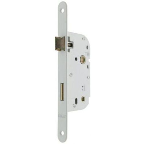 Serrure ? mortaiser bec de cane ? condamnation pour porte de salle de bains ou toilettes  axe 50 mm  carr? de 7  coloris