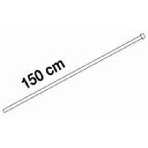 Tige déco ronde blanc 1m50.