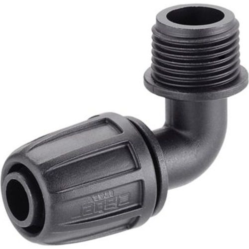 Coude 90° fileté mâle - 15/21 mm