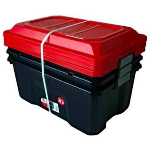 Lot de 3 boîtes de rangement plastiques Sundis Locker 40 L