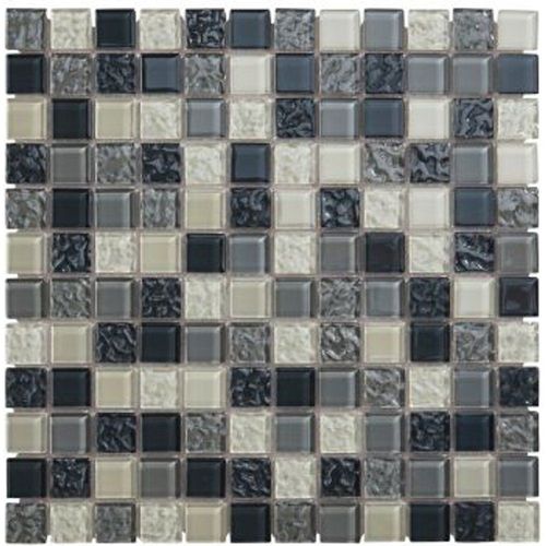 Mosaïque gris et blanc 30 x 30 cm Calabria