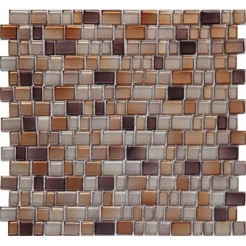 Mosaïque marron 30 7x31 3cm Saphyr