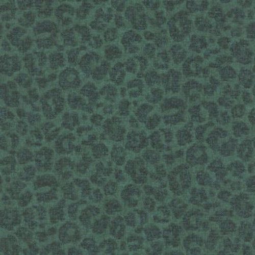 Papier peint Savana vinyle intissé léopard vert