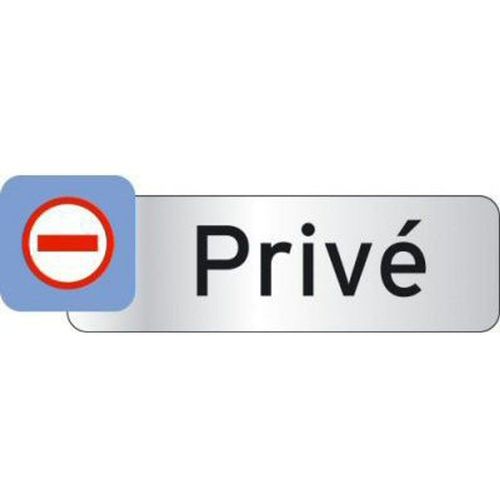 Plaquette indicatrice "Privé"