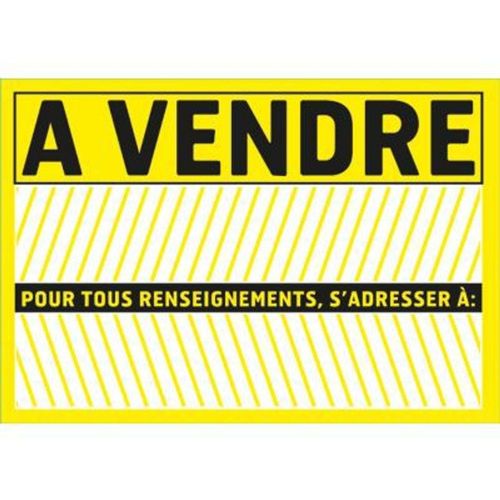 Panneau de signalisation "A vendre"