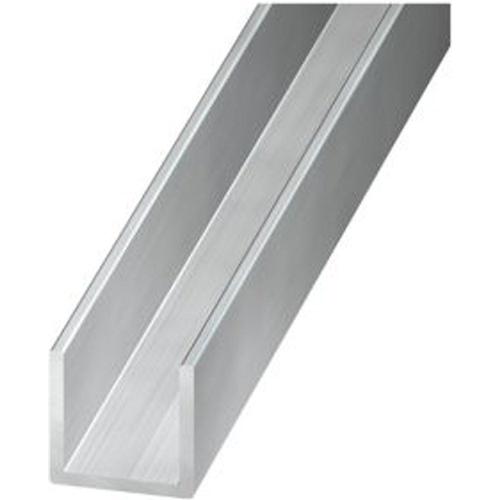 Profilé U aluminium brut 6 x 6 x 6 mm  1 m