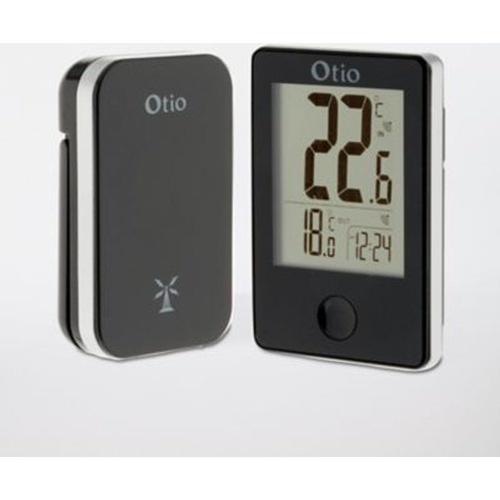 Thermomètre digital intérieur Otio noir