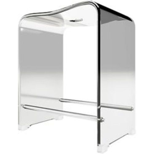 Tabouret De Douche Acrylique Transparent Schulte 39 X 27 X 47 Cm