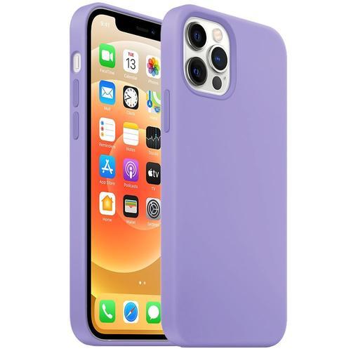 Coque Silicone Mat Slim Pour Iphone 13 Pro Max (6,7) Violet