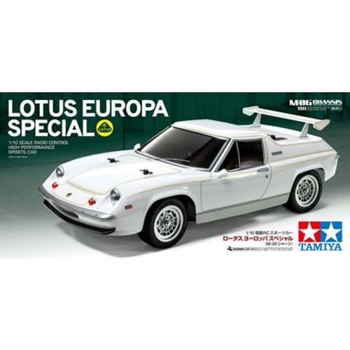 Tamiya M-06 Rc Lotus Europa Special (M-06) Brushed 1:10 Véhicule Rc Débutant Électrique Voiture De Course Propulsion Arrière Kit À  Monter-Tamiya