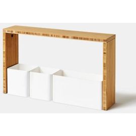 Etagère Et Boîte De Rangement Goodhome Budu Bambou