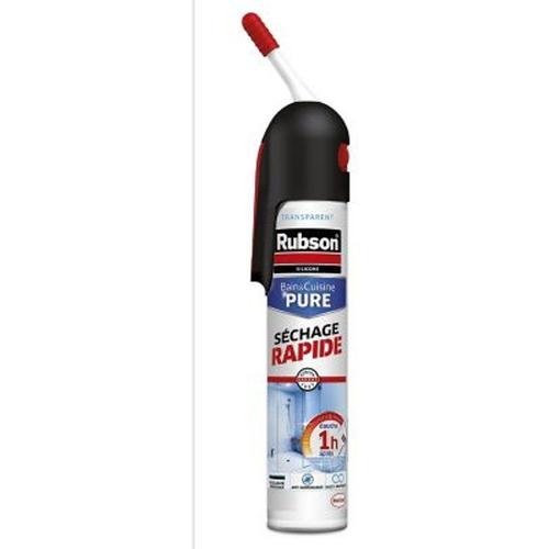 Mastic bain & cuisine séchage Rapide Rubson transparent 300g