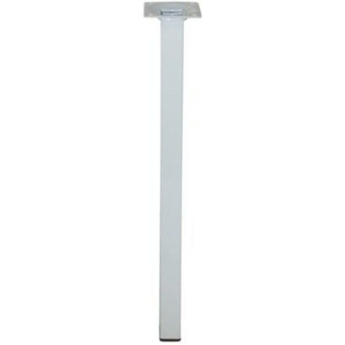 Pied De Table Diall 25 X 25 X H. 800 Mm Blanc