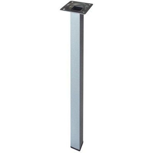 Pied De Table Diall 25 X 25 X H. 800 Mm Gris Carré