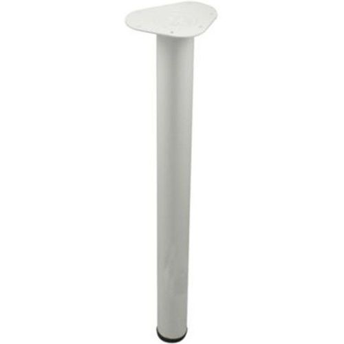 Pied De Table Réglable Diall - 60 X H. 700 Mm Blanc