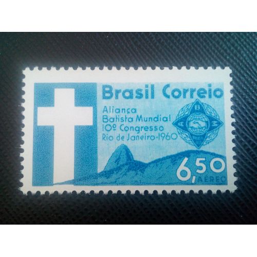Timbre Bresil Yt Pa 88 10e Congrès Mondial Baptiste 1960 (050206)