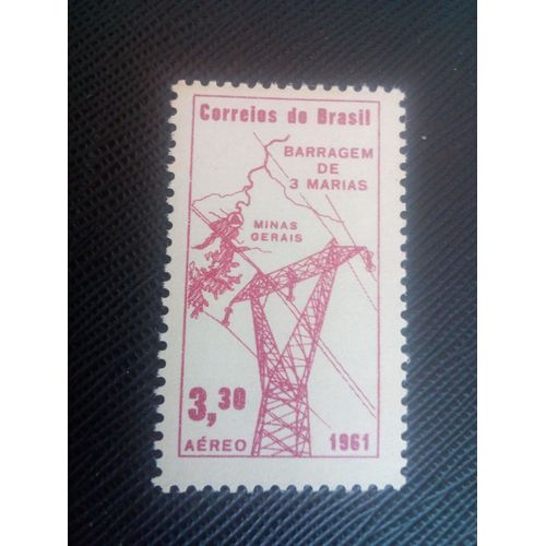 Timbre Bresil Yt Pa 93 Três Marias - Production Hydroélectrique 1961 (050206)