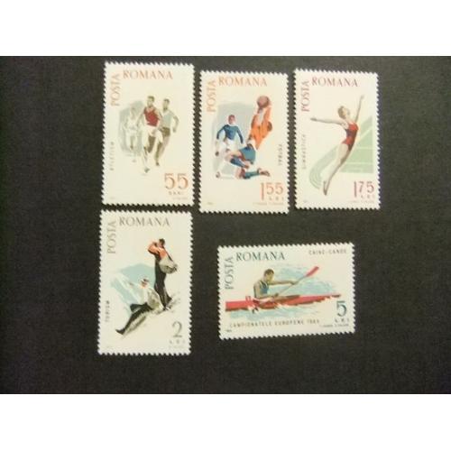 Rumania  Roumanie 1965 Sports Divers Yvert 2170 / 2174 ** Mnh