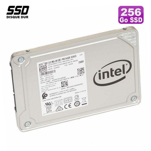 SSD 256Go 2.5" Intel Pro 5450s Series SSDSC2KF256G8 Dell 02X50D 2X50D D03N SATA
