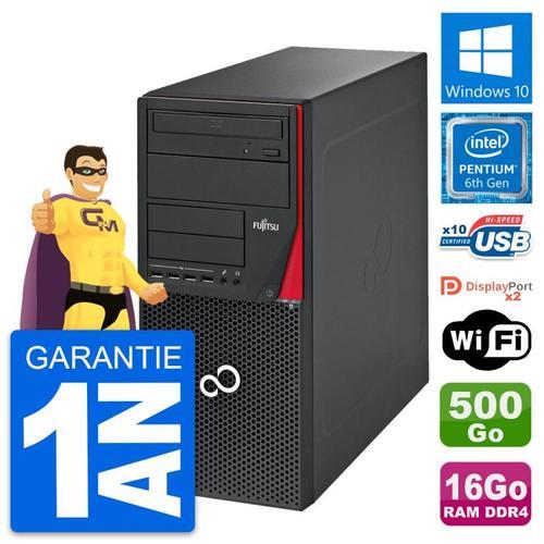 PC Tour Fujitsu Esprimo P756 MT G4400 RAM 16Go Disque 500Go Windows 10 Wifi