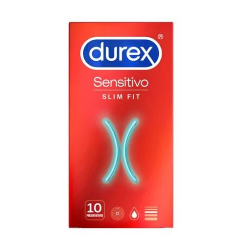 Durex Sensitive Slim Fit 10 Unidades 