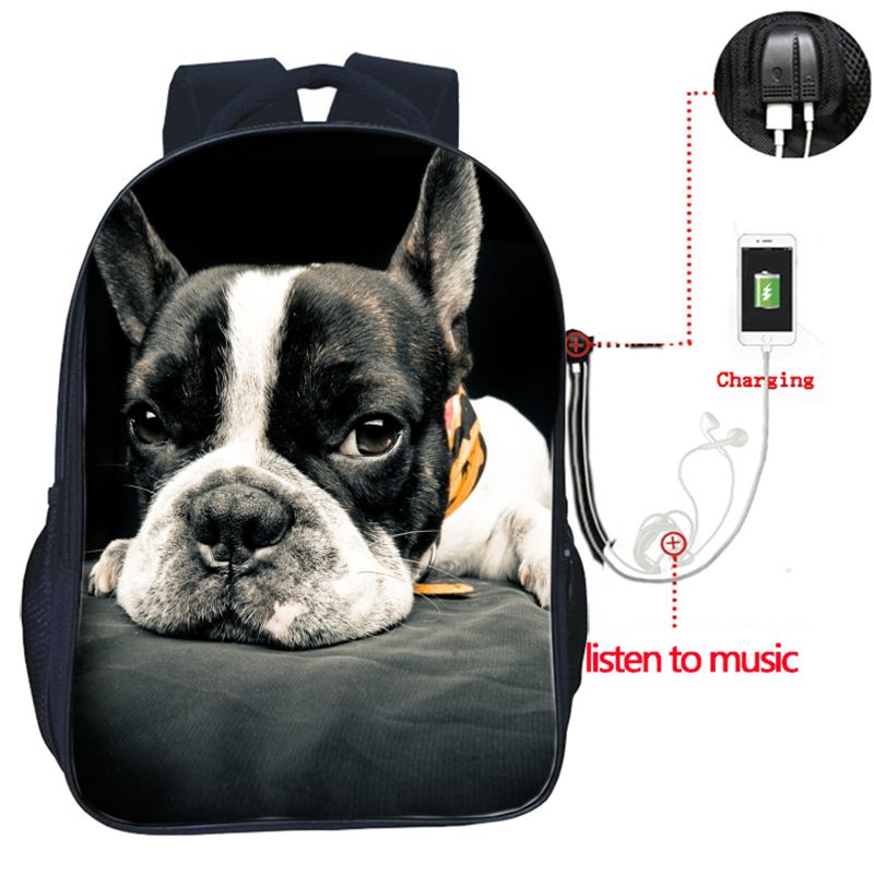Sac  Dos De Chargement Usb Pour Animaux Allemands Sac D'co... - 5