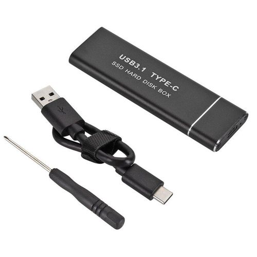 Boîtier usb 3.1 Type C vers M.2 NGFF SSD, boîtier pour disque dur Mobile, boîtier HDD