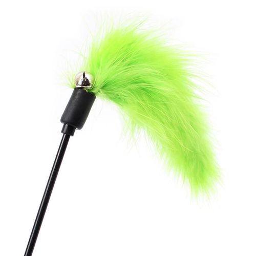 Baguette En Plumes Pour Chat, Jeu Amusant, Bâton En Bois, Jouet Interactif